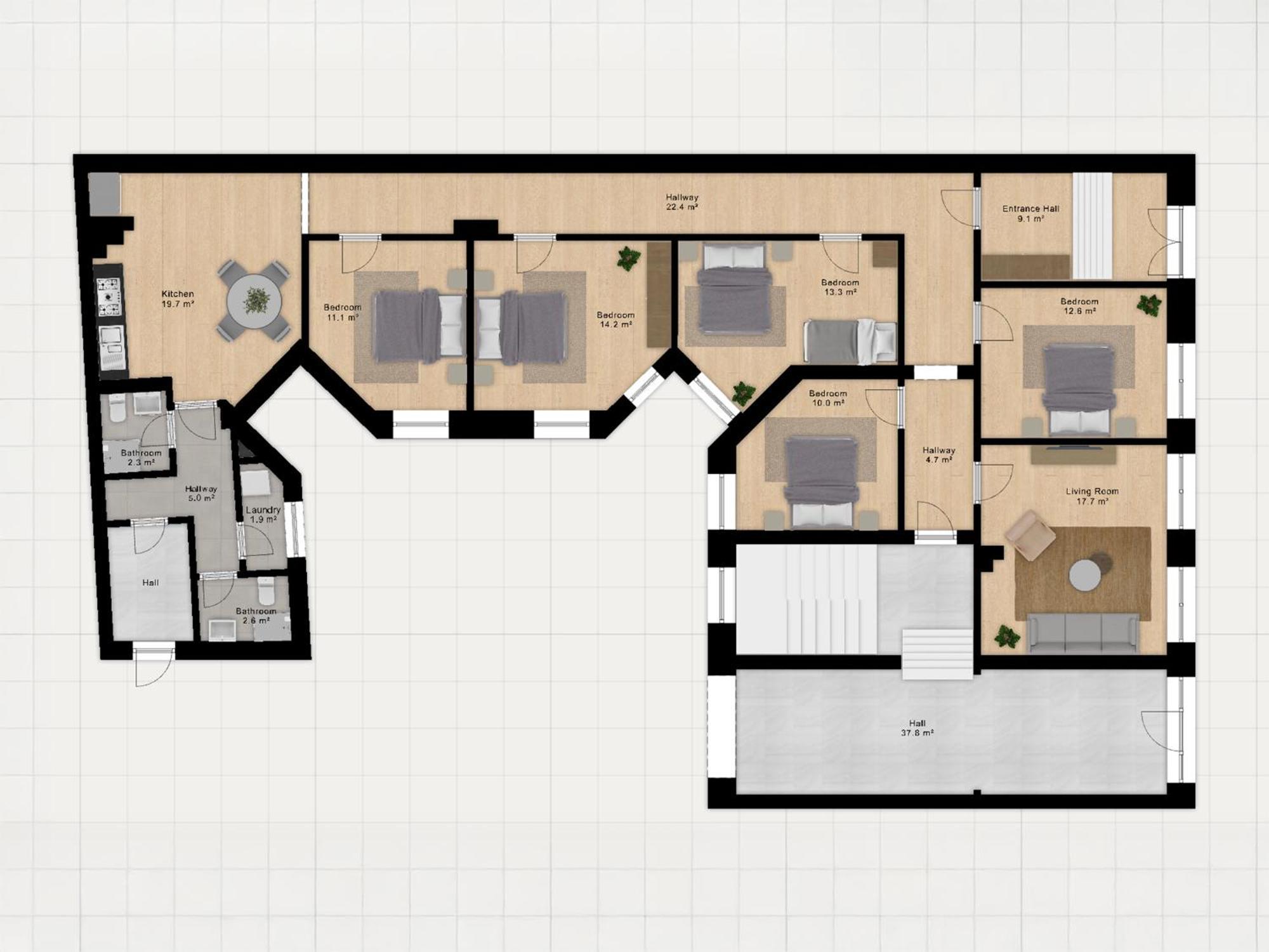 Sanders Noble - Fantastic 4-Bdr Apt In The Capital Copenhaga Exterior foto